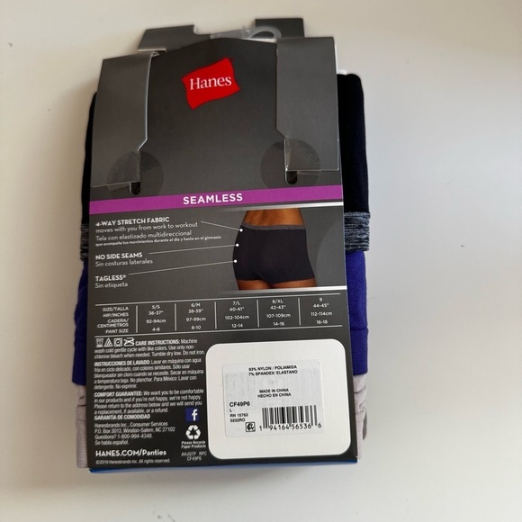 Hanes Seamless Boyshorts in Soft Beige New - Picture 5 of 5